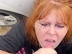 (thelewdstoner) Nomad Gives Sexy Redhead Goth Slut A Mouthful