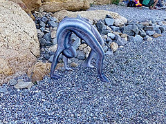 Full Body Catsuit On The Beach - Watch4Fetish