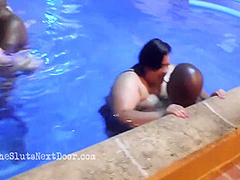 2 Bbw Sluts Get Fucked By 2 Bbc Poolside 11 Min