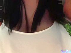 Public fucked reality busty babe enjoys paid POV sex