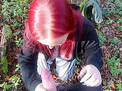 Blowjob With Strangers In The Forest (outdoor)