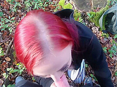 Blowjob With Strangers In The Forest (outdoor)