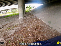 Nola Exico finds a creative location to fuck the roadside guy - BangRoadsideXxx