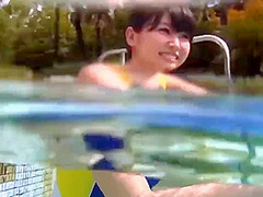 Arai Tsukasa High Cut Speedo Swimsuit