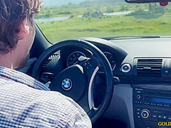 Skinny Bitch Gave Herself To A Rich Guy On The Coast For A Cabriolet