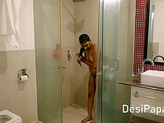 Sexy Next Door Desi Bhabhi Filmed Taking Shower