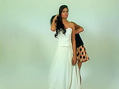 Ziva Galore In Wedding Dress