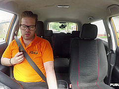 Boobylicious anal babe fucked in car in public place outdoor