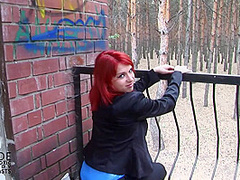 Busty Contortionist In Blue Catsuit - Watch4Fetish