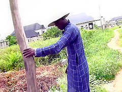 Ahlaji Excellent Irie Was Busy In His Farmland When He Saw The Beautiful Girl On A Track Road Feeling Horny, Ahlaji Have No Option But To Follow Her. 7 Min