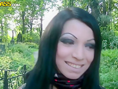 Dark black-haired lady's sense of indecency