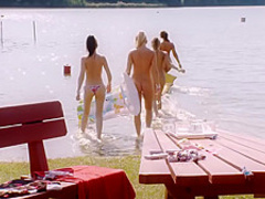 Lucky guy having a good time at the lake pt 3