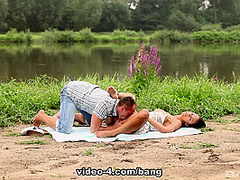 Victoria Sweet Takes Off Her Cute Sun Dress To Fuck Her Man Outdoors - BANG!
