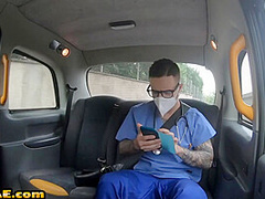 Bigass taxi babe pussy fucked outdoor by her client
