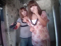 Lezzie Teen Rides Strapon