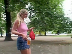 Young Czech Couple Bangs In Public
