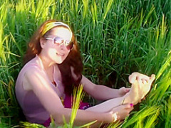 Outdoor Toe Licking