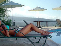 Nikki - Poolside Pleasures: Ukranian Stunner Splays And Plays