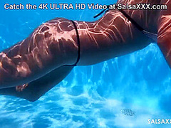 Alaska Fucks in the Swimming Pool and Squirts all over - Salsaxxx