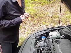 Fuck the handbrake and after repairing the car I will repair you!