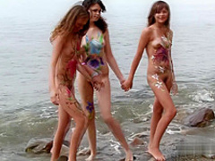 NUDIST TEENS BODYPAINT Full VID # 2