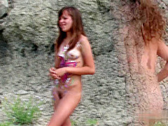 NUDIST TEENS BODYPAINT Full VID # 2