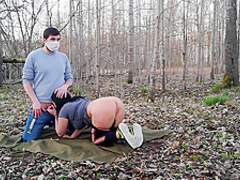 Brother fucked stepsister in a barbecue forest in coronavirus epidemic 2020