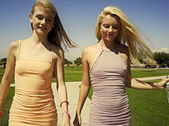 Riley Star and Hannah Hays in a double suck