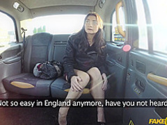 Kinky Girl In Taxi Action