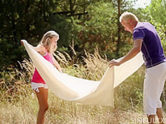 Blonde Teen Sexy Fun In The Sun With Tracy Love