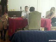 Sweet French Cousins Anal And Orgy