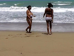 Ebony X 2 Having A Vacation In The Carribean Sea - Sunny Leone