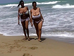 Ebony X 2 Having A Vacation In The Carribean Sea - Sunny Leone