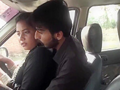 Sadaf Aunty, Outdoor Lap With A Big Disk