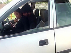 Sadaf Aunty, Outdoor Lap With A Big Disk