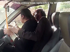 Sadaf Aunty, Outdoor Lap With A Big Disk