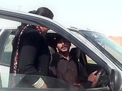 Sadaf Aunty, Outdoor Lap With A Big Disk