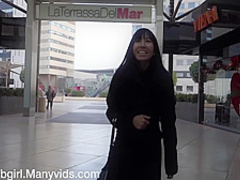 2021 Squirt And Naked In Train Mall Restaurant And Sup With Little Subgirl