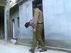 Chinese Prison Girl In Metal Bondage