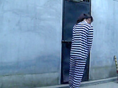 Chinese Prison Girl In Metal Bondage