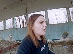 Beautiful Girl Fucked Her Boyfriend On An Abandoned Car After Cunnilingus