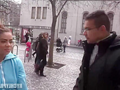 Gypsy Babe Is Having Steamy Sex In A Public Place And