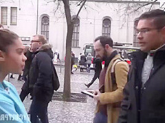 Gypsy Babe Is Having Steamy Sex In A Public Place And