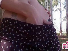 Lesbian Nina Get Nude Showing Natural Tits And Shaved Pussy