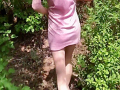 Cum Panties - I Took My Stepsister To The Forest, She Did A Blowjob, I Fucked Her From Behind And Cum In Her Panties 5 Min