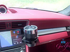 Gfe Experience And Date With Innocent Amateur Playing With Her Tits And Pussy In The Car - Sage Fox