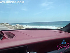 Gfe Experience And Date With Innocent Amateur Playing With Her Tits And Pussy In The Car - Sage Fox