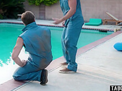 Garden Workers Tag Team Lesbian Roughly In A Dirty Threesome With Charlotte Sins