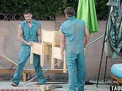 Garden Workers Tag Team Lesbian Roughly In A Dirty Threesome With Charlotte Sins