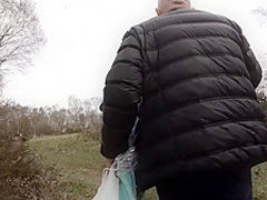 Public Bukkake With Blonde